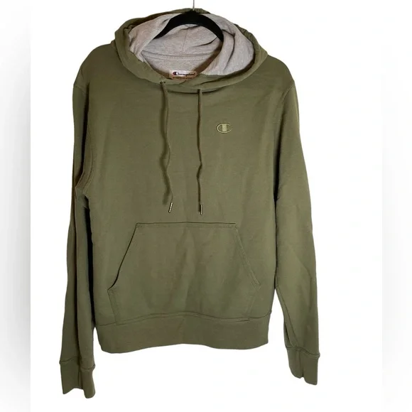 Champion Mens Hoodie, Powerblend, Fleece Striped Sweatshirt - Picture 1 of 2